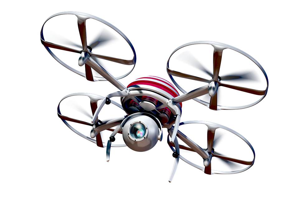 quadcopter flying
