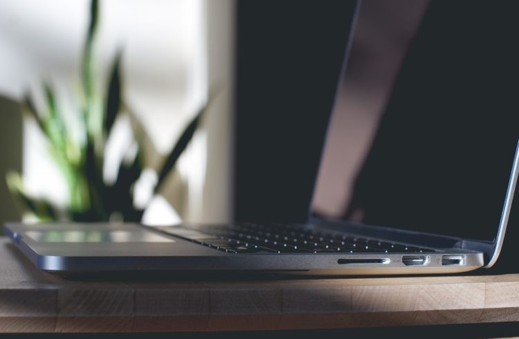 open laptop