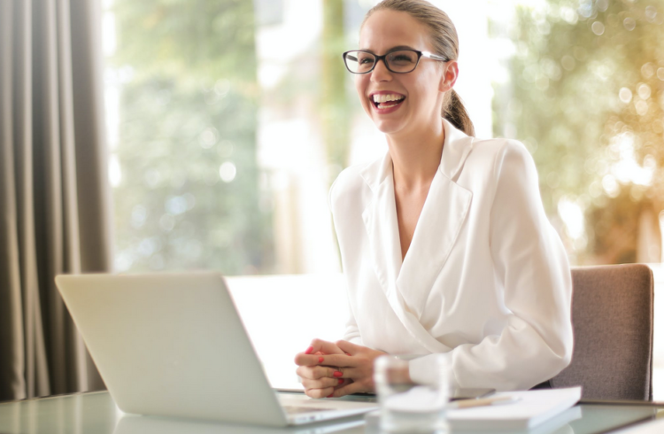 a happy finance CEO